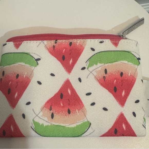 Clinique Handbags - Clinique- Watermelon and lady bugs Print Women's Pouch